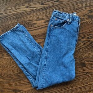 Levi’s premium rib cage straight medium blue